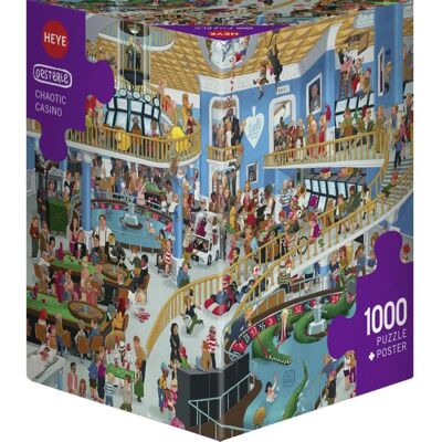 Heye Dreieckspuzzle Chaotisches Casino - Puzzle Heye Dreieckspuzzle Chaotisches Casino - Puzzle