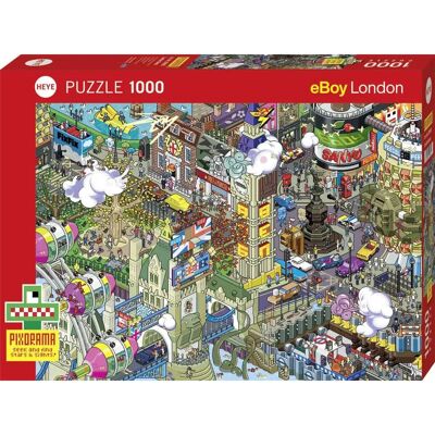 Heye London Quest Eboy Pixel Puzzle - Puzzle 1000 Teile Heye London Quest Eboy Pixel Puzzle - Puzzle 1000 Teile