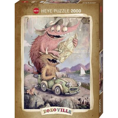 Heye Zozoville Road Trippin' Puzzle - 2000 Teile Heye Zozoville Road Trippin' Puzzle - 2000 Teile