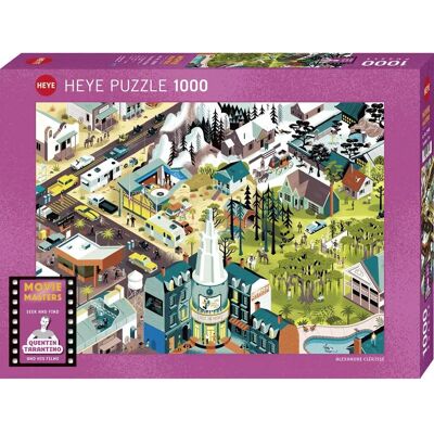 Heye Films Tarantino 1000 Puzzle - Movie Masters - Publicité Heye Films Tarantino 1000 Puzzle - Movie Masters - Publicité