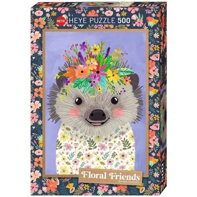 Heye Lustiger Igel Blumenfreunde - Puzzle Heye Lustiger Igel Blumenfreunde - Puzzle