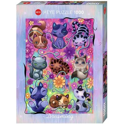 Heye Dreaming Kitty Cats Puzzle - 1000 Kousků Heye Dreaming Kitty Cats Puzzle - 1000 Kousků