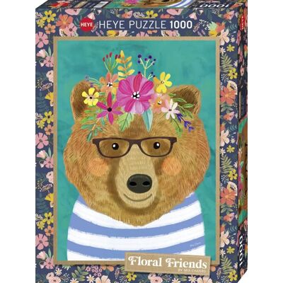 Heye Gentle Bruin Floral Friends Puzzle - 1000 Elementów Heye Gentle Bruin Floral Friends Puzzle - 1000 Elementów