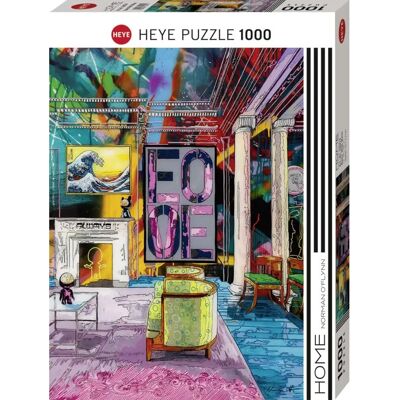 Heye Wave Home Série Skládačka - 1000 Dílíků Heye Wave Home Série Skládačka - 1000 Dílíků
