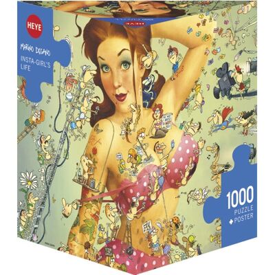 Heye Insta-Girl’s Life 1000 dílků - Puzzle Heye Insta-Girl’s Life 1000 dílků - Puzzle