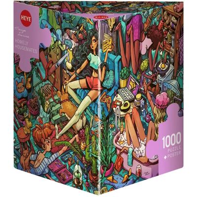 Heye Puzzles Homely Housemates - Marija Tiurina 1000 Pièces - Publicité Heye Puzzles Homely Housemates - Marija Tiurina 1000 Pièces - Publicité