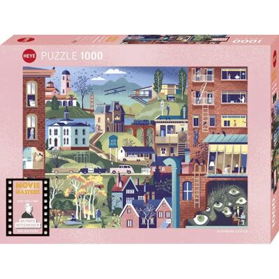 Heye Films d'Hitchcock 1000 - Puzzle - Publicité Heye Films d'Hitchcock 1000 - Puzzle - Publicité