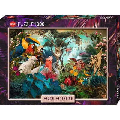 Heye Birdiversity, Fauna Fantasies 1000dílné Puzzle - Puzzle Heye Birdiversity, Fauna Fantasies 1000dílné Puzzle - Puzzle