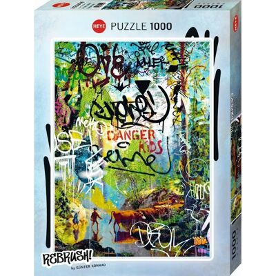 Heye Danger Kids Rebrush! Puzzle - 1000 Pièces Heye Danger Kids Rebrush! Puzzle - 1000 Pièces