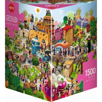 Heye Dreieckiges Oesterle Sugar Hills Puzzle - 1500 Teile Heye Dreieckiges Oesterle Sugar Hills Puzzle - 1500 Teile