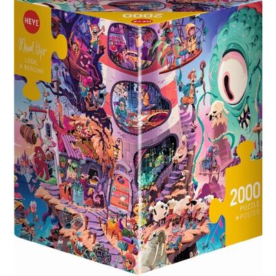 Heye Dreieckiges Design - 2000 Teile Puzzle Heye Dreieckiges Design - 2000 Teile Puzzle