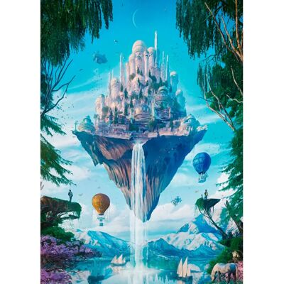 Heye Sky Isle Puzzle - 1000 Teile - Future Cities - Gal Barkan - 70x50cm Heye Sky Isle Puzzle - 1000 Teile - Future Cities - Gal Barkan - 70x50cm
