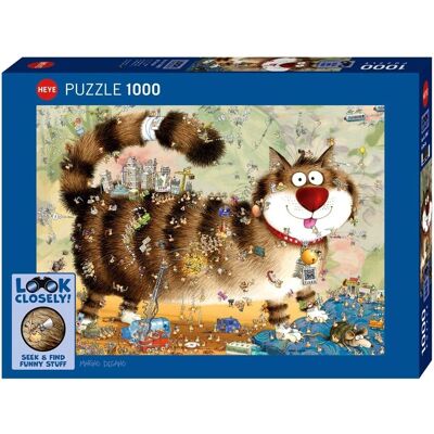 Heye 30067 Puzzle - Marino Degano - 1000 pièces - Look Closely! - Puzzle - Publicité Heye 30067 Puzzle - Marino Degano - 1000 pièces - Look Closely! - Puzzle - Publicité