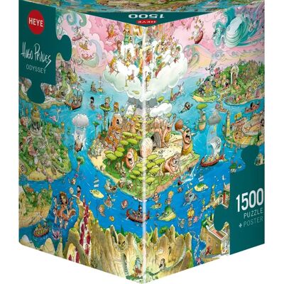 Heye Odyssey Puzzle - 1500 Teile - Cartoon-Serie - 80x60cm - Puzzle Heye Odyssey Puzzle - 1500 Teile - Cartoon-Serie - 80x60cm - Puzzle