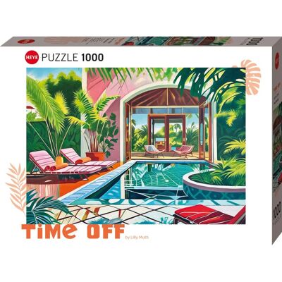 Heye - Time Off Pool Position - 1000 pcs - Puzzle - Publicité Heye - Time Off Pool Position - 1000 pcs - Puzzle - Publicité