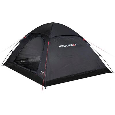 High Peak Monodome XL - Tienda de cúpula negra para 4 personas High Peak Monodome XL - Tienda de cúpula negra para 4 personas