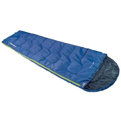High Peak Easy Travel Sovepose - Mumie, 80x220cm, Blå High Peak Easy Travel Sovepose - Mumie, 80x220cm, Blå