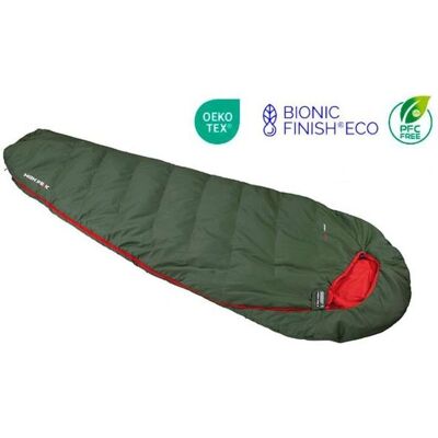 High Peak Pak 1000 Eco - Mumienschlafsack - Grün High Peak Pak 1000 Eco - Mumienschlafsack - Grün