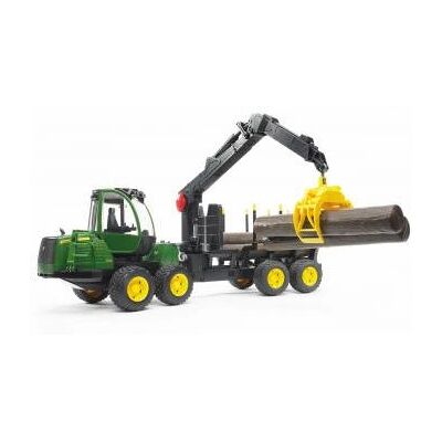 Bruder John Deere 1210E Forwarder z 4 pniakami Bruder John Deere 1210E Forwarder z 4 pniakami