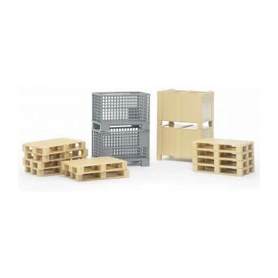 BRUDER 2415 Set Logistic în Scară - Accesorii BRUDER 2415 Set Logistic în Scară - Accesorii