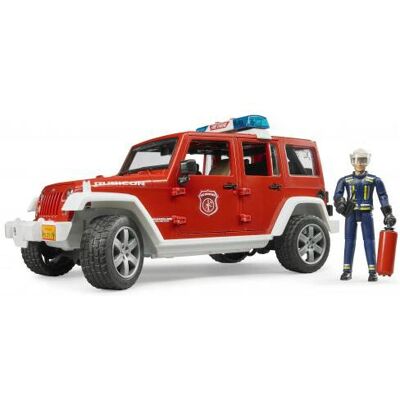 BRUDER Samochód strażacki Jeep Wrangler Rubicon - Zabawka 1:16 BRUDER Samochód strażacki Jeep Wrangler Rubicon - Zabawka 1:16