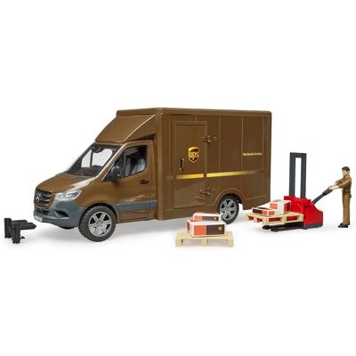 Bruder MB Sprinter UPS - Veicolo Giocattolo - Marrone Bruder MB Sprinter UPS - Veicolo Giocattolo - Marrone