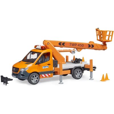 Véhicule jouet Bruder Mercedes Benz Sprinter Plateforme de Travail Véhicule jouet Bruder Mercedes Benz Sprinter Plateforme de Travail