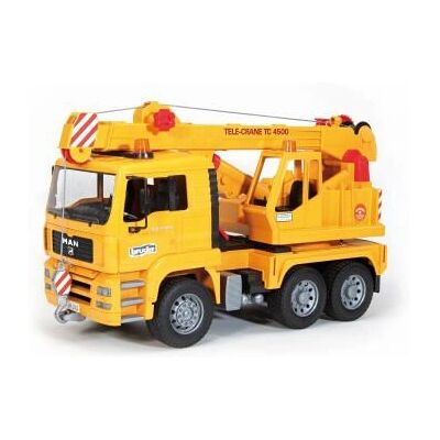 BRUDER MAN Crane Truck - 1:16 Construction Vehicle for Boys BRUDER MAN Crane Truck - 1:16 Construction Vehicle for Boys