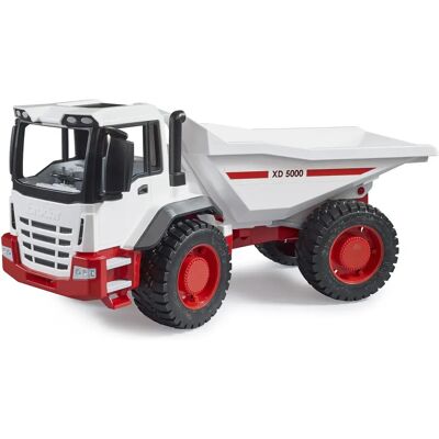 Camion Basculeur Jouet Bruder XD5000 Blanc et Rouge - Camion Jouet - Publicité Camion Basculeur Jouet Bruder XD5000 Blanc et Rouge - Camion Jouet - Publicité