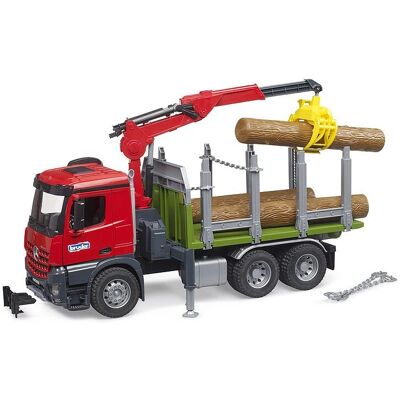 BRUDER Mercedes-Benz Arocs Camion Trasporto Legname - Veicolo Giocattolo BRUDER Mercedes-Benz Arocs Camion Trasporto Legname - Veicolo Giocattolo