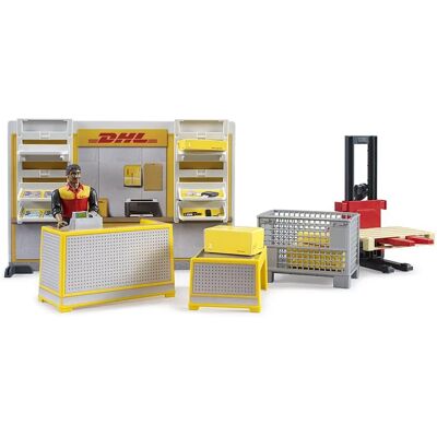 BRUDER bworld DHL Paketbutik Lekset - Typ av Leksak BRUDER bworld DHL Paketbutik Lekset - Typ av Leksak