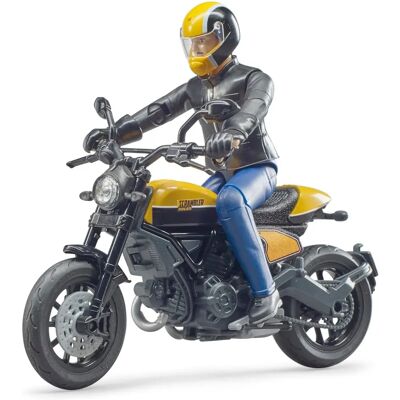 Bruder Ducati Scrambler Full Throttle - Action Figure Bruder Ducati Scrambler Full Throttle - Action Figure