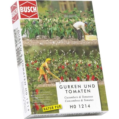 Busch Cucumber & Tomato Plants OO Scale - Model trains landscape accessories Busch Cucumber & Tomato Plants OO Scale - Model trains landscape accessories