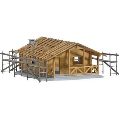 Busch 1855 Leichtes Kiefern Modellhaus - Bausatz Busch 1855 Leichtes Kiefern Modellhaus - Bausatz
