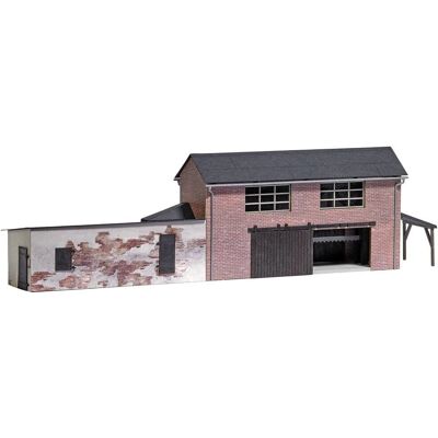 Busch 1976 H0 Bausatz - Steinsägegebäude Busch 1976 H0 Bausatz - Steinsägegebäude