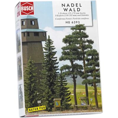 Busch - 6393 - Spruce trees - Pine trees - Model scenery Busch - 6393 - Spruce trees - Pine trees - Model scenery