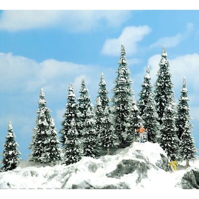 Busch Snowy Fir Model Trains - Landscapes - H0 Scale Busch Snowy Fir Model Trains - Landscapes - H0 Scale
