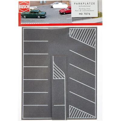 Busch BUS7076 Model Terrain - Car Park 200x160mm - OO/HO Scale Busch BUS7076 Model Terrain - Car Park 200x160mm - OO/HO Scale