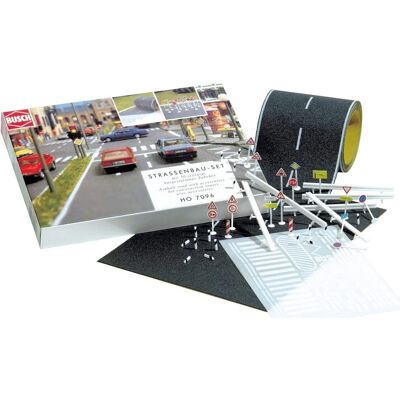 Busch H0 Vejkonstruktion Komplet Sæt - Asfaltvej - 2000 mm x 160 mm Busch H0 Vejkonstruktion Komplet Sæt - Asfaltvej - 2000 mm x 160 mm