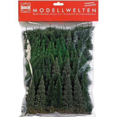 Busch - 9766 - 75-135 mm - Pack 65 - Model Trees Busch - 9766 - 75-135 mm - Pack 65 - Model Trees