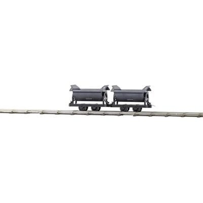 Busch 12200 H0f Wagons à Bascule pour Voie Étroite - Wagon de Modélisme - Publicité Busch 12200 H0f Wagons à Bascule pour Voie Étroite - Wagon de Modélisme - Publicité