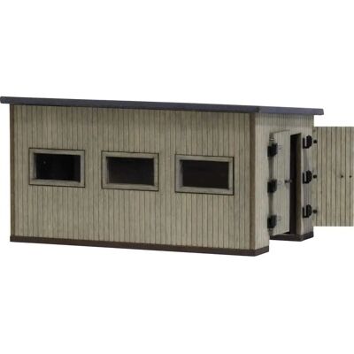Busch 12380 H0 Lokomotivdepot - Træ industri jernbane skur Busch 12380 H0 Lokomotivdepot - Træ industri jernbane skur