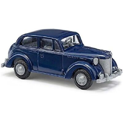 Auto in scala H0 Opel Olympia Busch - Blu Auto in scala H0 Opel Olympia Busch - Blu