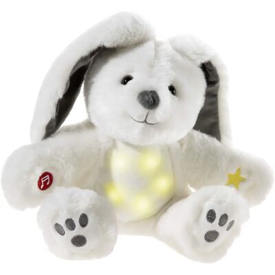 HEUNEC Musiledi Conejo de Peluche 20/25cm - Luz nocturna y música HEUNEC Musiledi Conejo de Peluche 20/25cm - Luz nocturna y música