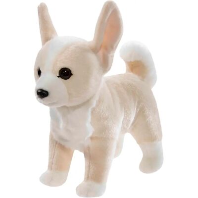 HEUNEC Chihuahua Plüschtier - Stehend 25 cm - Beige HEUNEC Chihuahua Plüschtier - Stehend 25 cm - Beige