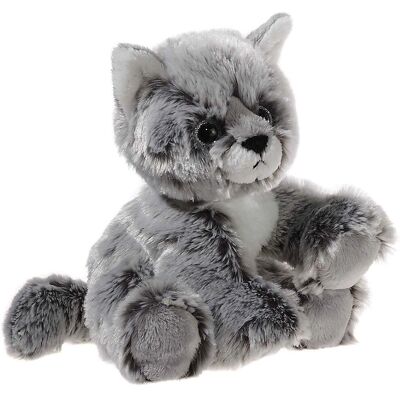 Heunec - Friends4ever - Glitter Kitty - Bébé chat gris chiné, 20cm - Peluche Heunec - Friends4ever - Glitter Kitty - Bébé chat gris chiné, 20cm - Peluche