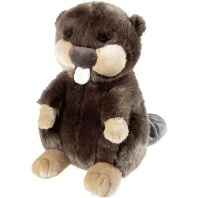 HEUNEC Misanimo Castor Peluche - 25cm Marron - Jouet en peluche animal HEUNEC Misanimo Castor Peluche - 25cm Marron - Jouet en peluche animal