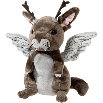 Heunec Alpenwelt Wolpertinger - 25cm Plush Toy, Brown/Gray Heunec Alpenwelt Wolpertinger - 25cm Plush Toy, Brown/Gray