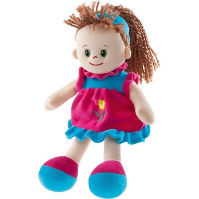 Bambola Sarah Castano Chiaro - Peluche Bambola Sarah Castano Chiaro - Peluche