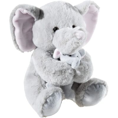 Heunec Elephant with Baby Plush Toy - Plush Toy Heunec Elephant with Baby Plush Toy - Plush Toy